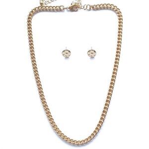 Violet Harper “Elana” Link Necklace & Earring Set NWT